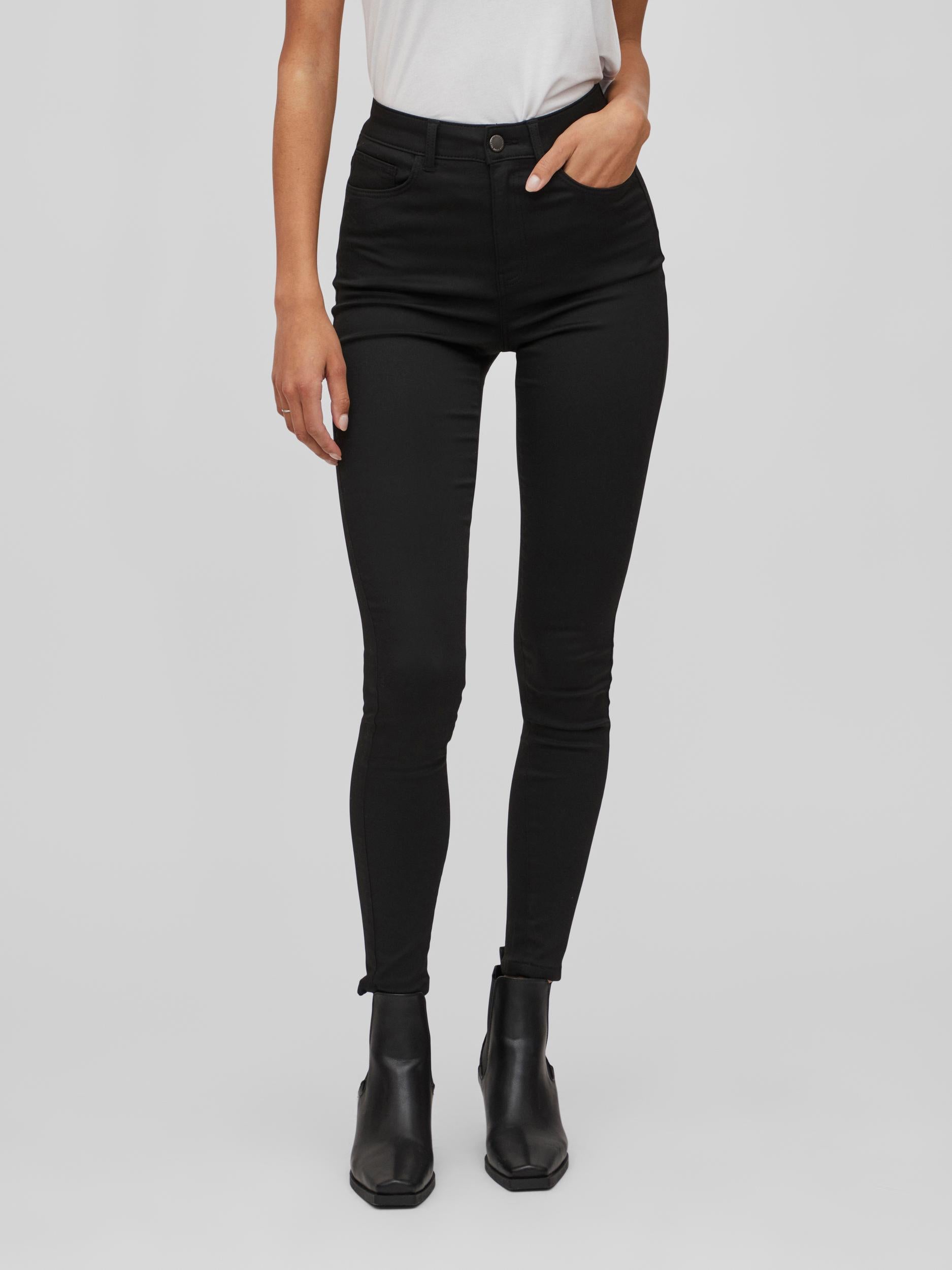 TAY HIGH WAISTED SKINNY JEANS (BLACK)