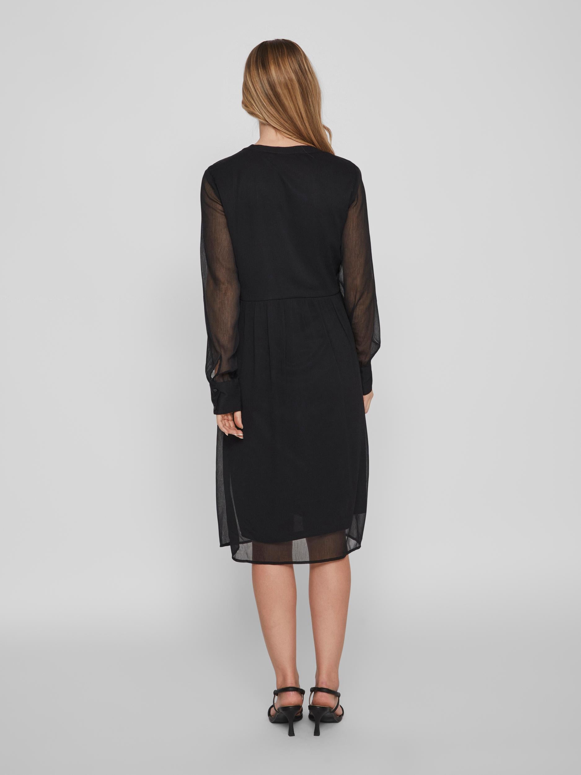 LIA MIDI DRESS (BLACK)