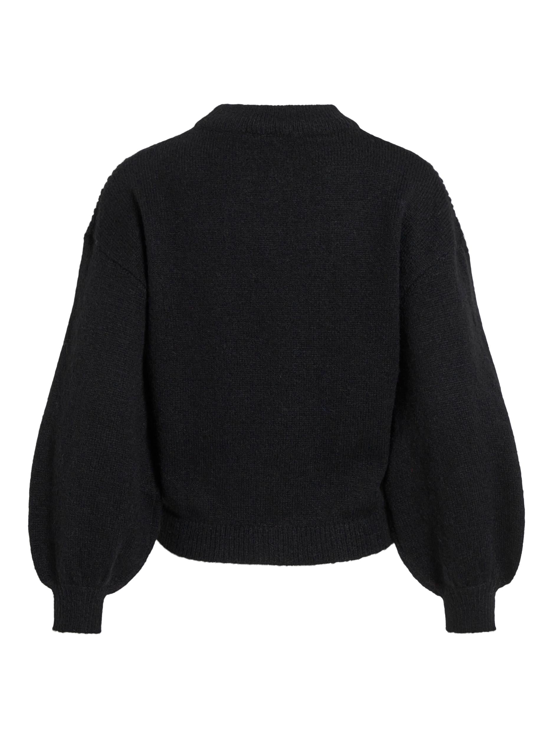 CHINTI CABLE KNIT JUMPER (BLACK)