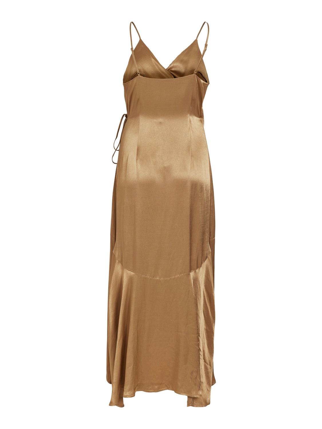 Willa Sleeveless Wrap Midi Dress (Kelp)