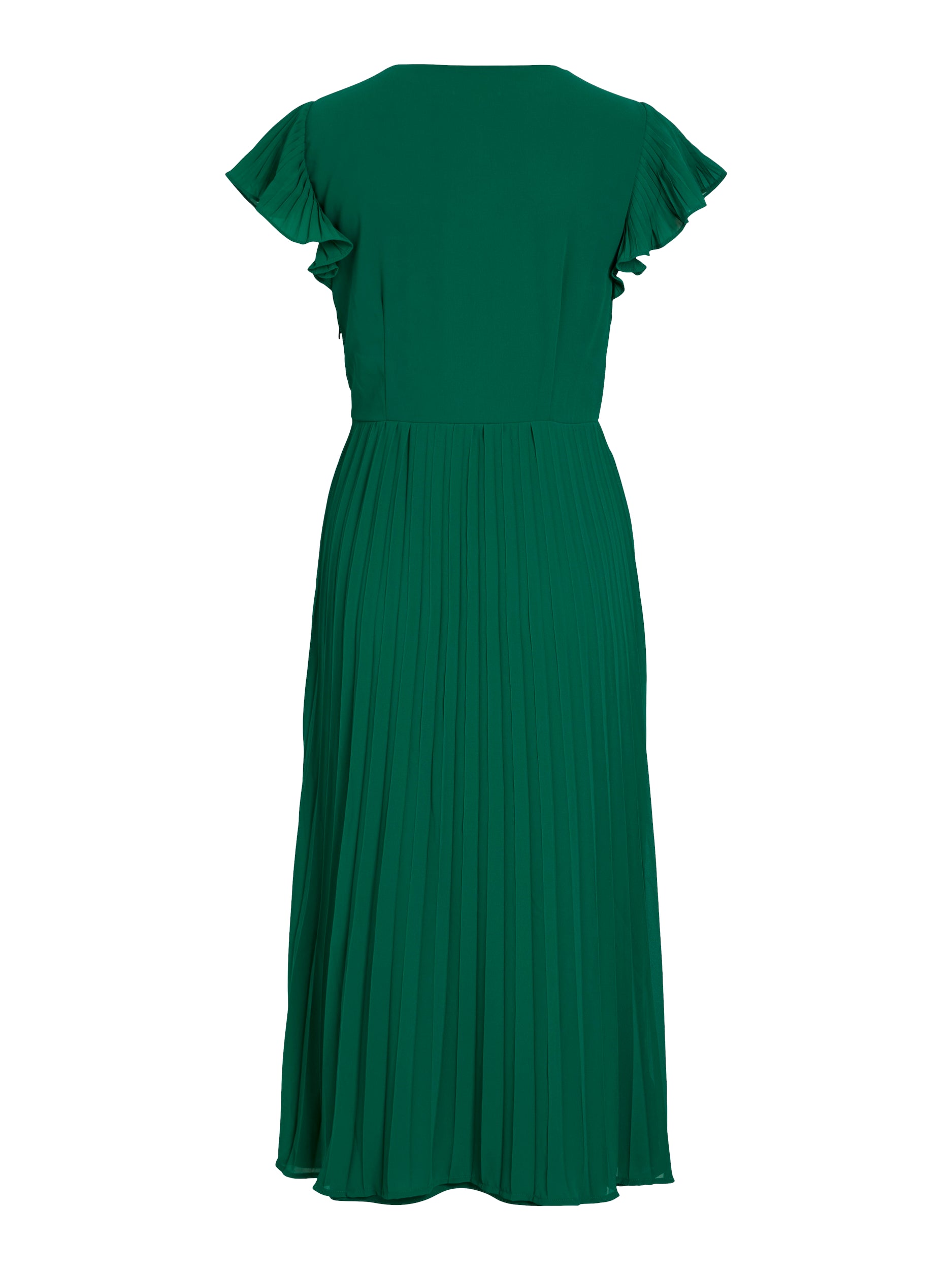 VISO FAKE WRAP MIDI DRESS (ULTRAMARINE GREEN)