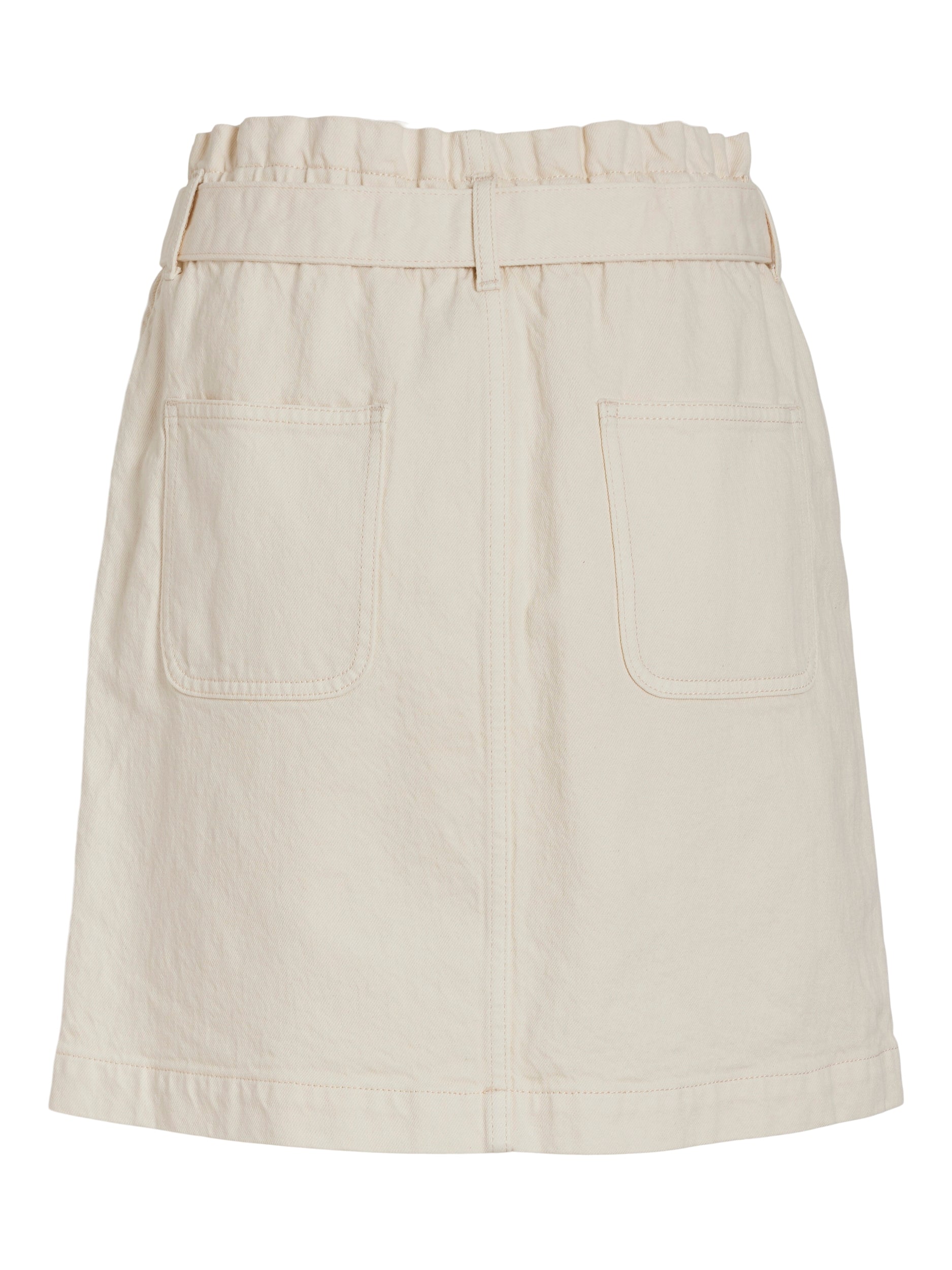 Jaf Denim Mini Skirt (Eggnog)