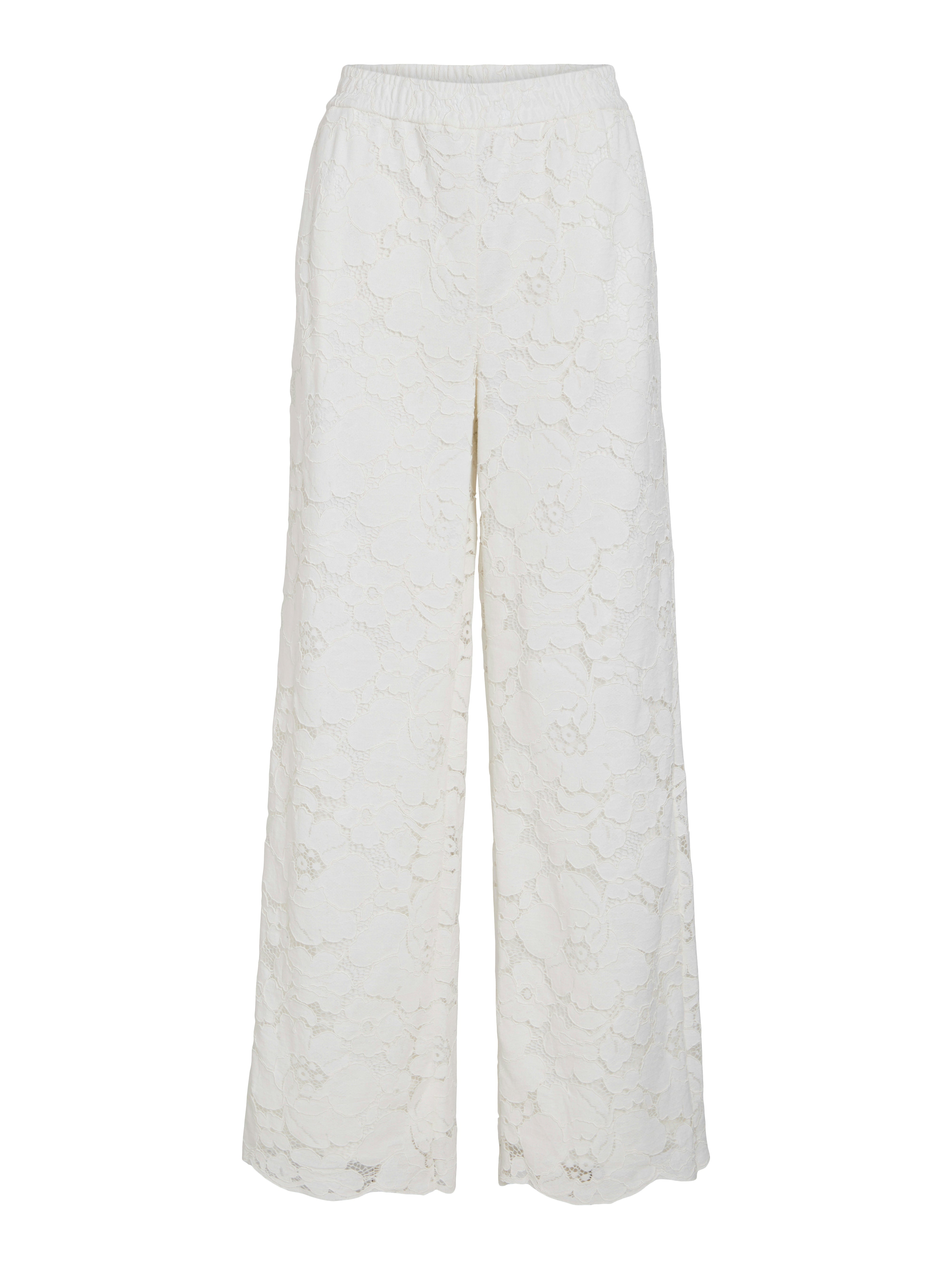 Ceren Lace Pants (Cloud Dancer)