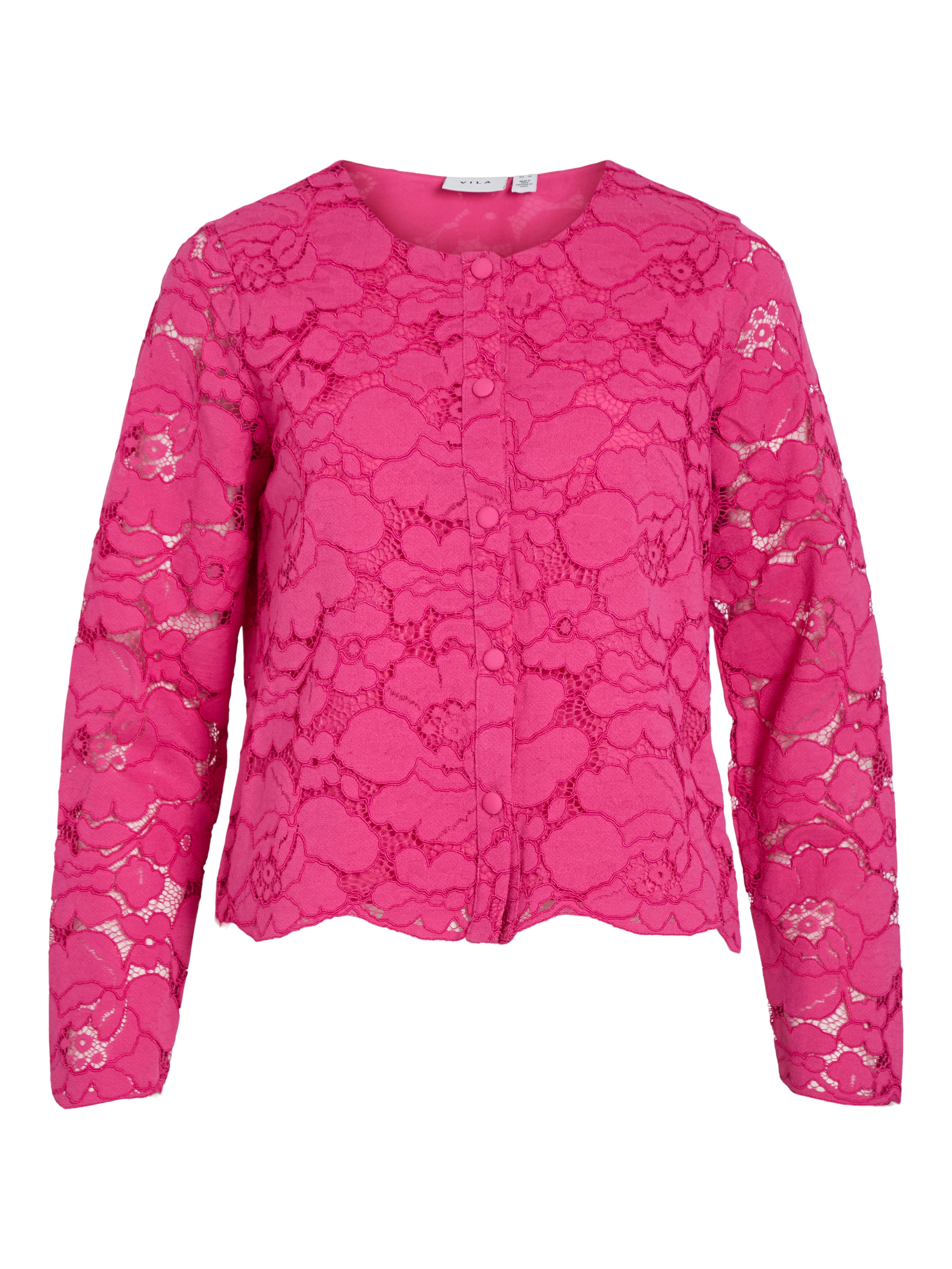 Ceren Lace Top (Raspberry Rose)