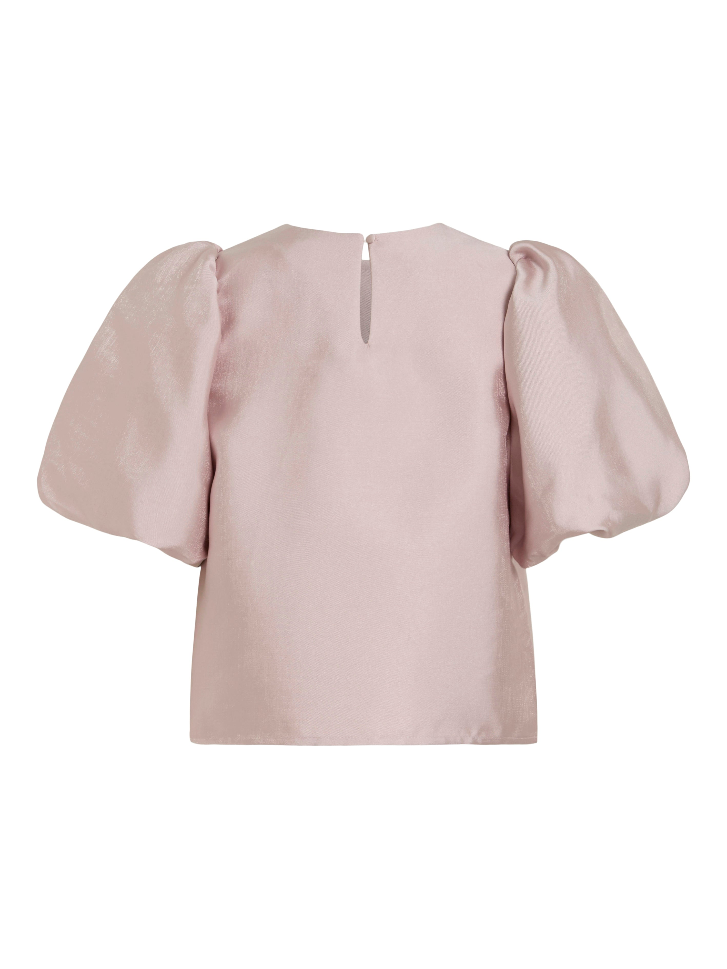 Shirley Puffed Sleeve Top (Misty Rose)