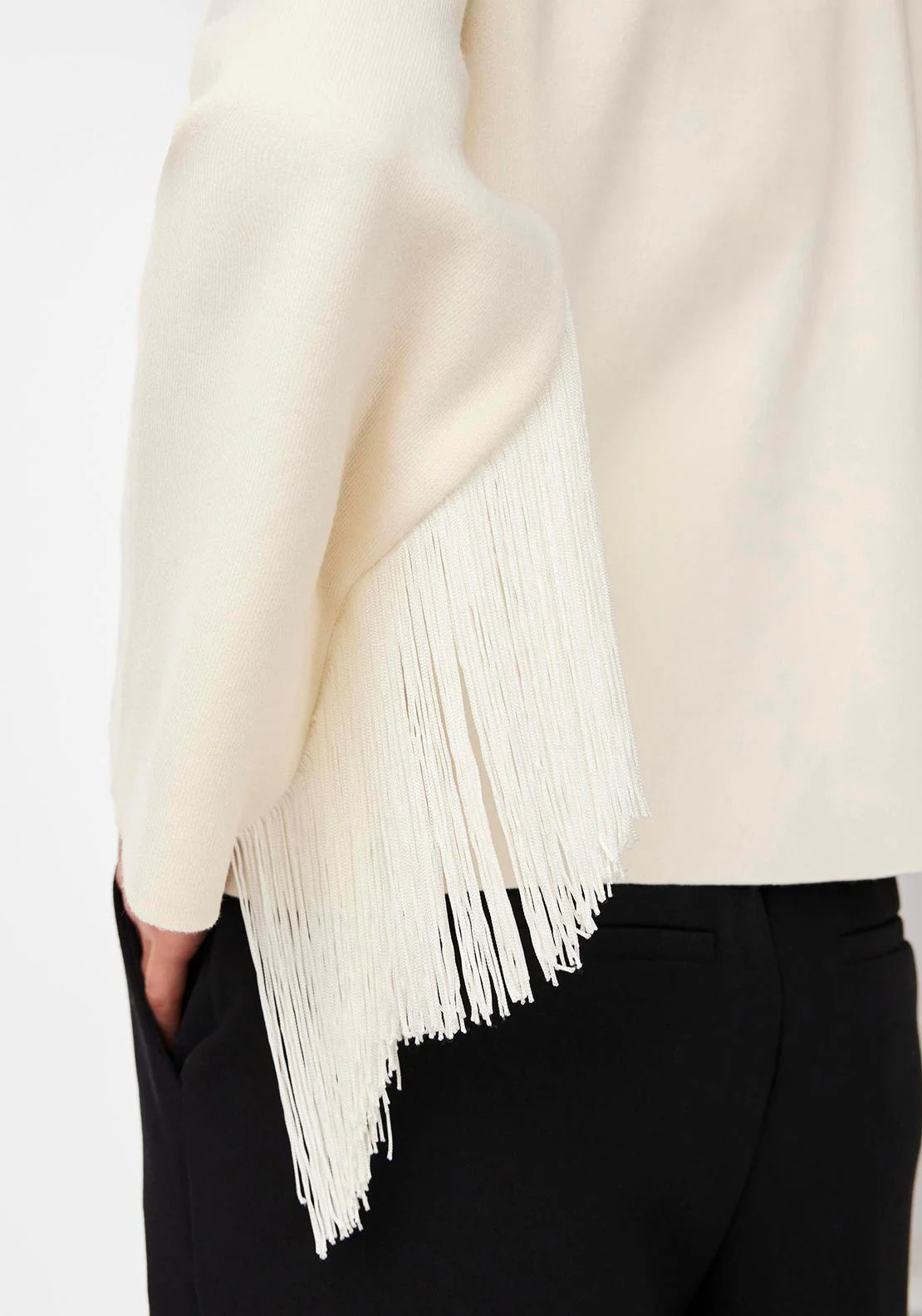 Gina Fringe Jumper (Birch)