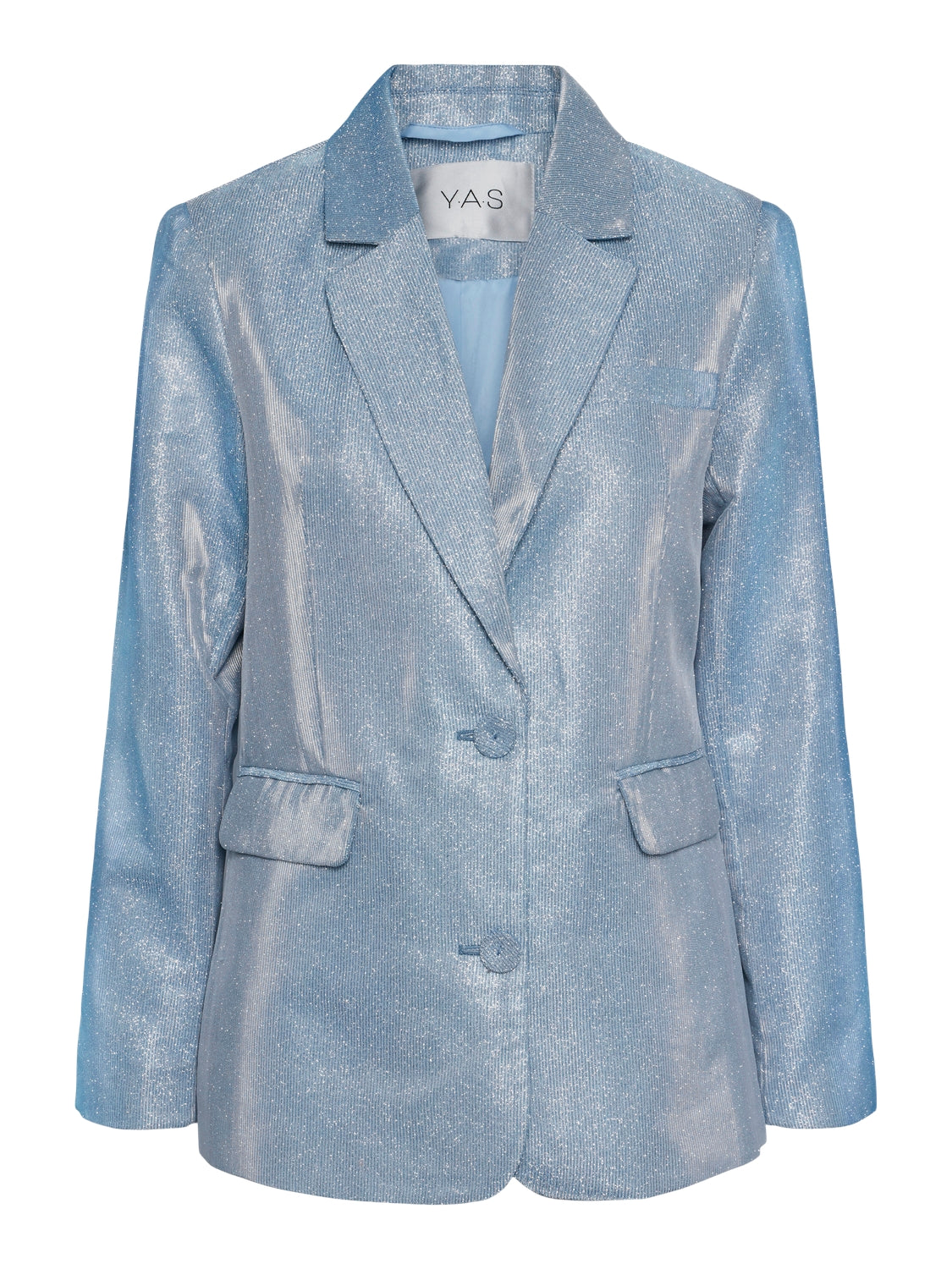 Metallic blue blazer store
