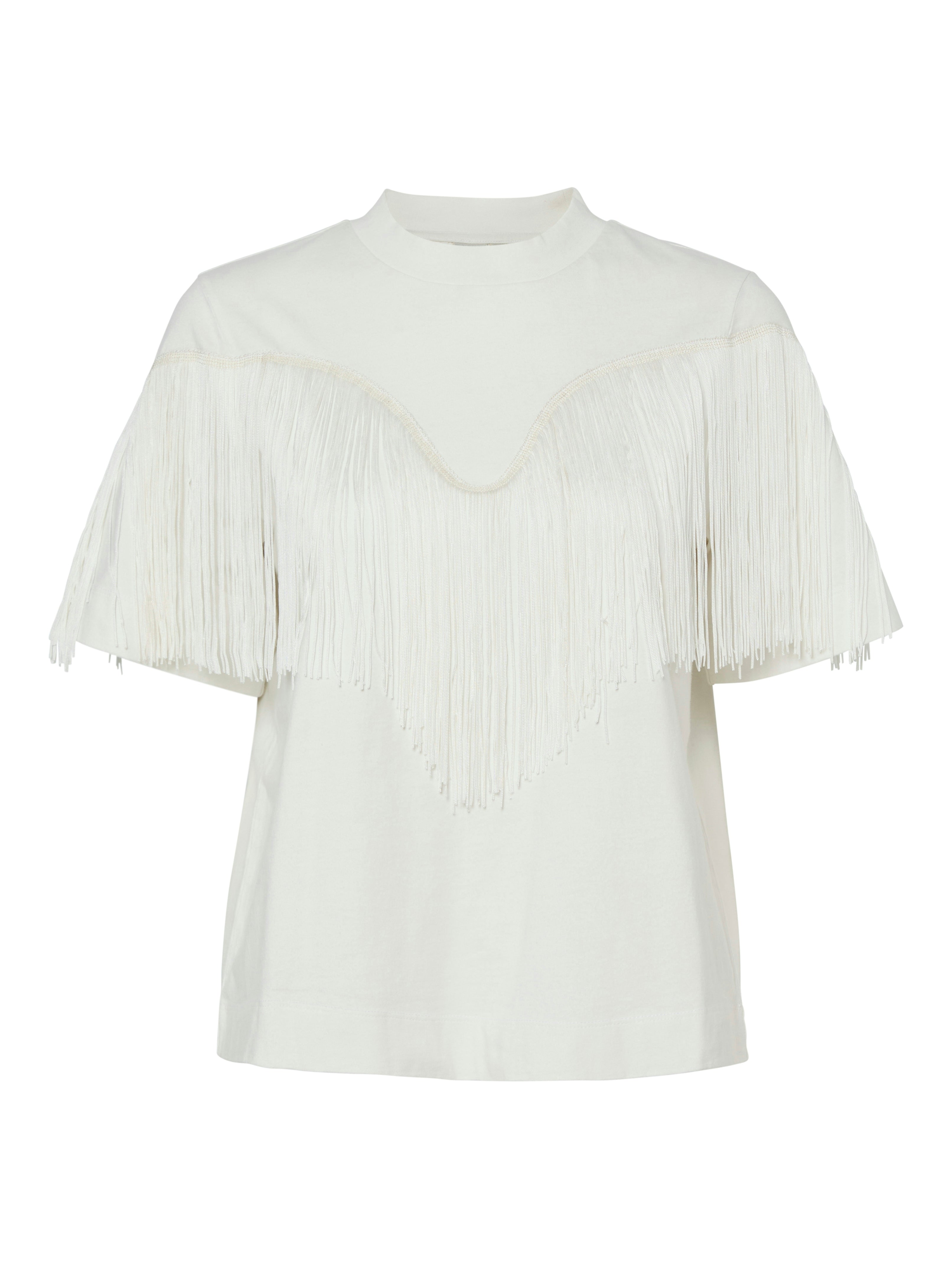 Ina Fringed T-Shirt (Star White)