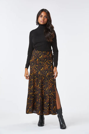 Animal print 2025 midi skirt 60