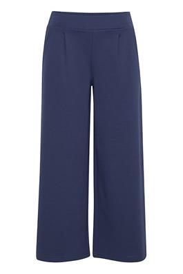 Kate Cropped Wide Leg Pants (Medieval Blue)