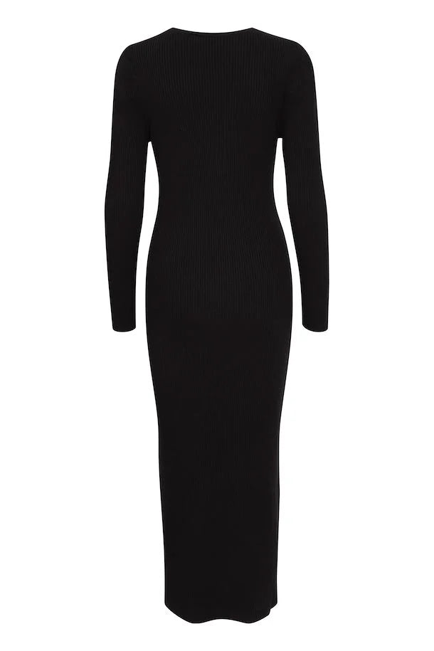 Brese Knit Midi Dress (Black)