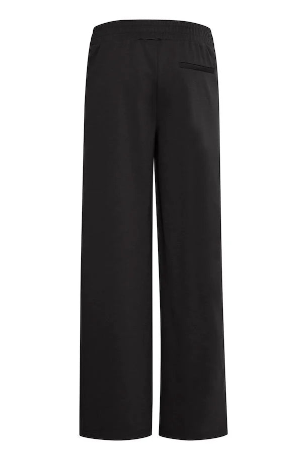 Kate Wide Leg Trousers (Black)