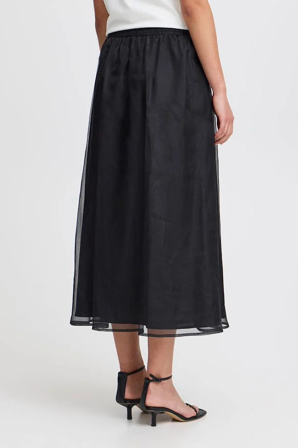 Meko Midi Skirt (Black)