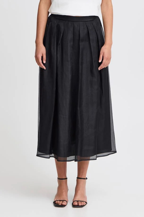 Meko Midi Skirt (Black)