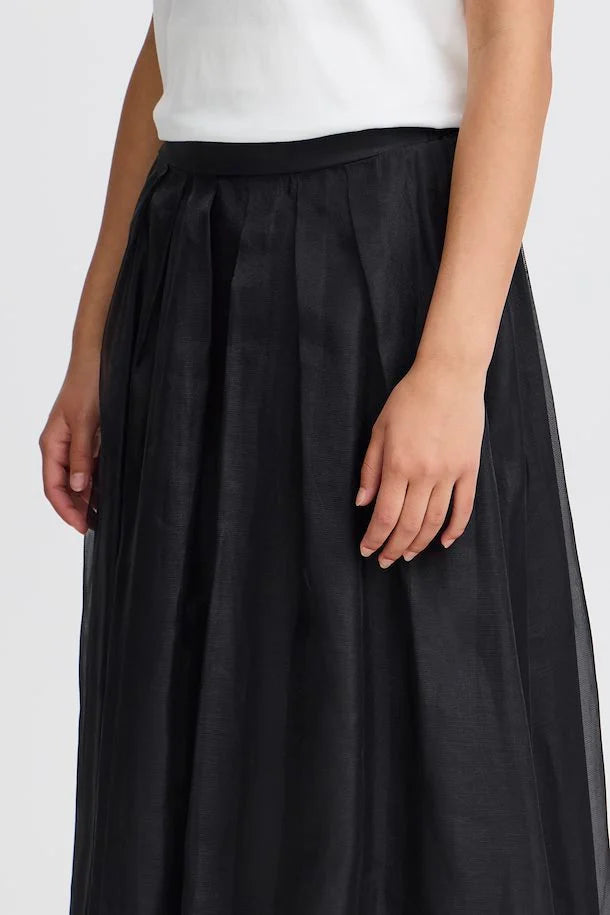 Meko Midi Skirt (Black)