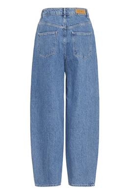 Bailey Barrel leg Jeans (Medium Blue Washed)