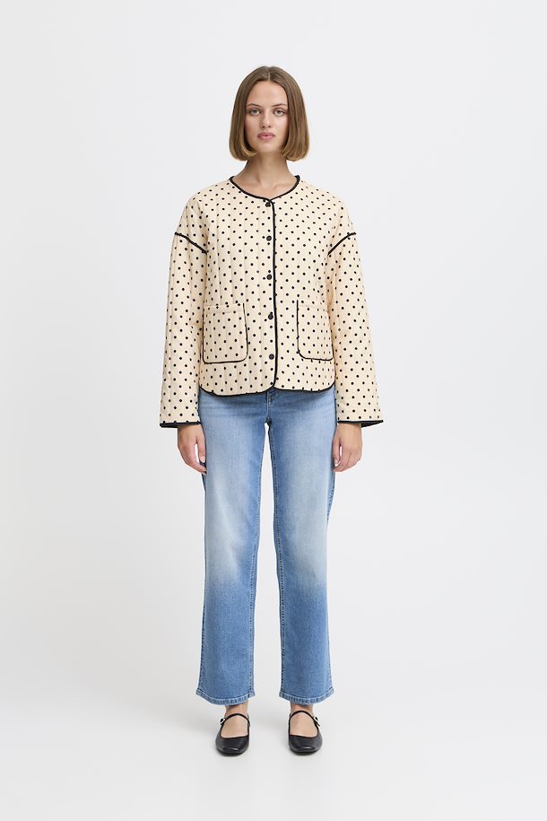 Maura Jacket (Creme/Black Dots)