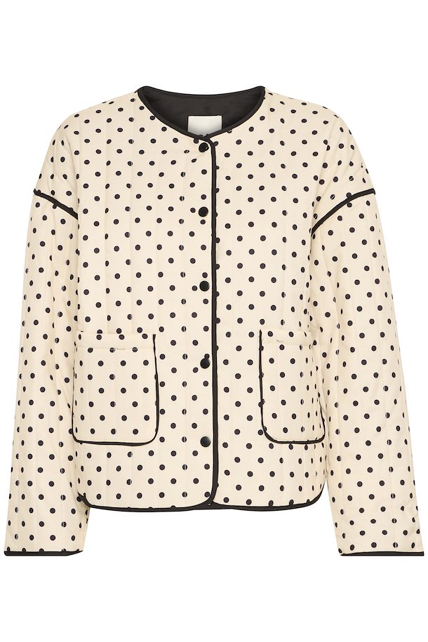 Maura Jacket (Creme/Black Dots)