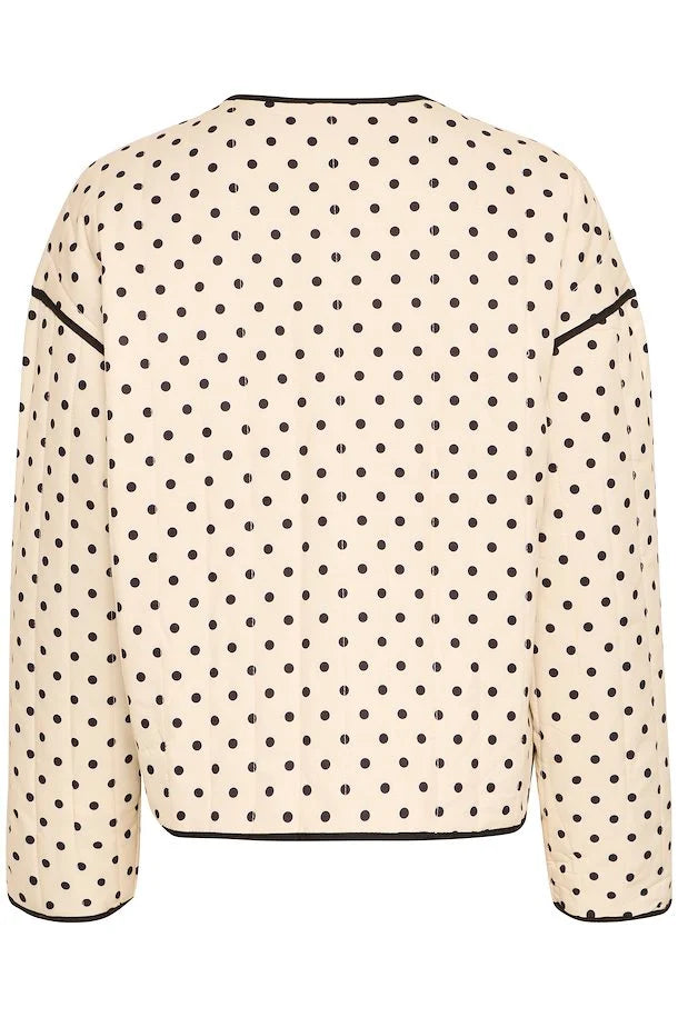 Maura Jacket (Creme/Black Dots)