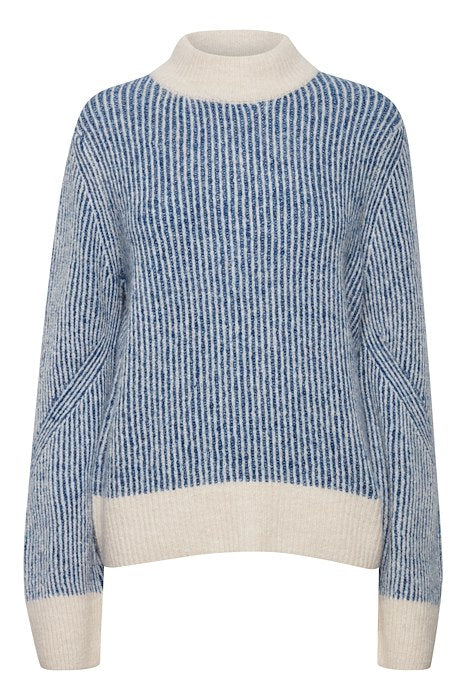 CARA STRIPE JUMPER (TRUE BLUE)