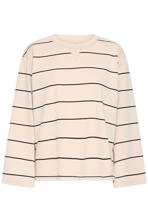 Kalas Sweatshirt (Doeskin Stripe)