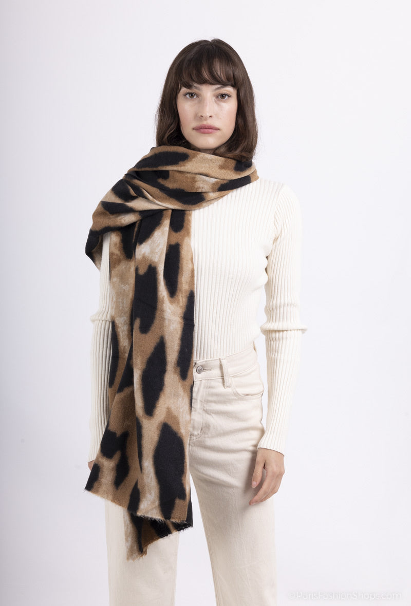 Shirley Scarf (Leopard Print)