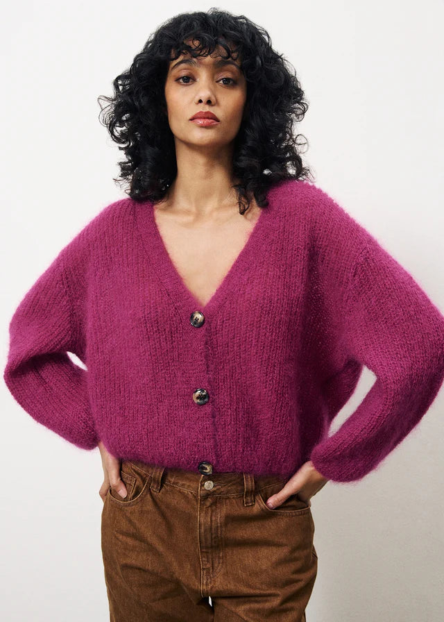 Enorah Cardigan (Purple)