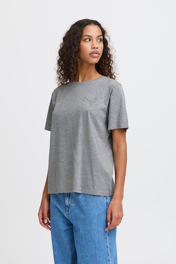 Hanna T-Shirt (Light Grey Melange)