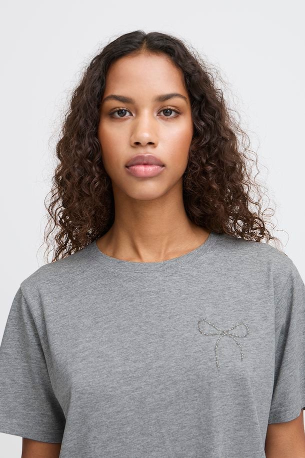 Hanna T-Shirt (Light Grey Melange)