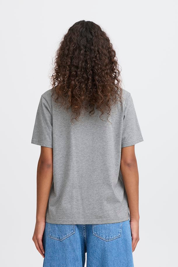 Hanna T-Shirt (Light Grey Melange)