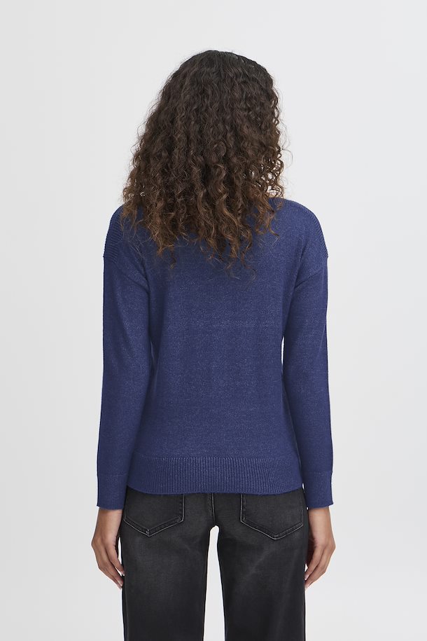 Ella Boat Neck Jumper (Medieval Blue)