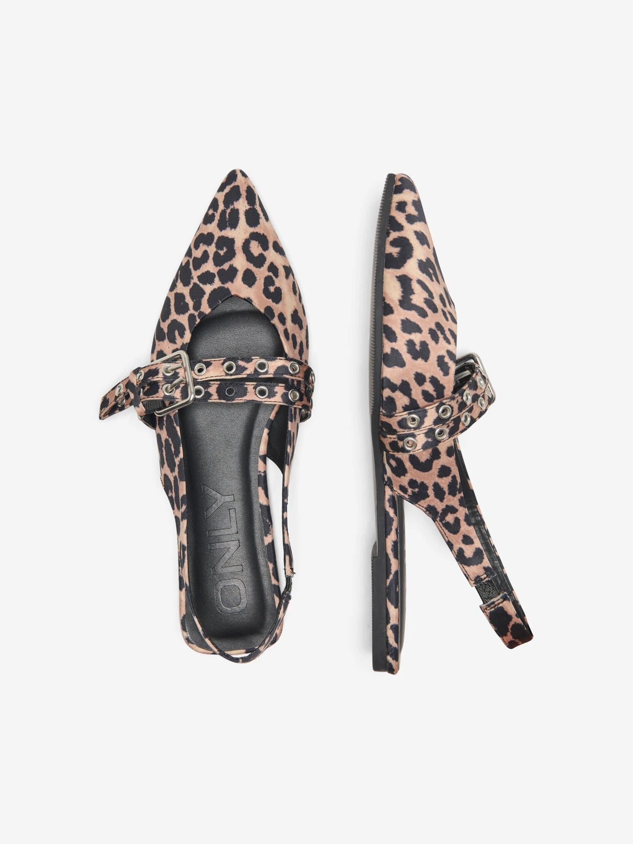 Laura Slingback (Sand/Leopard)