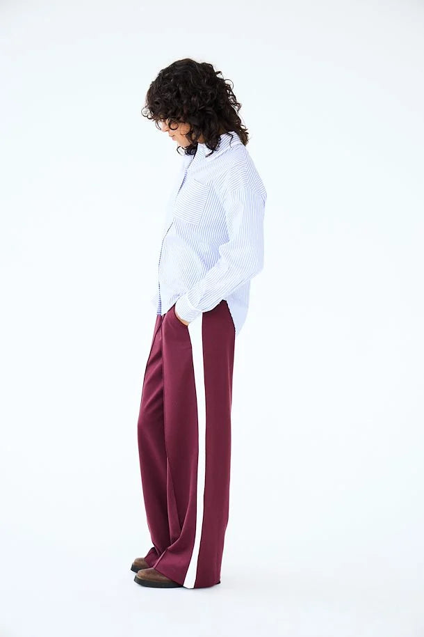 Kate Panel Wide Leg Pants (Port Royale)