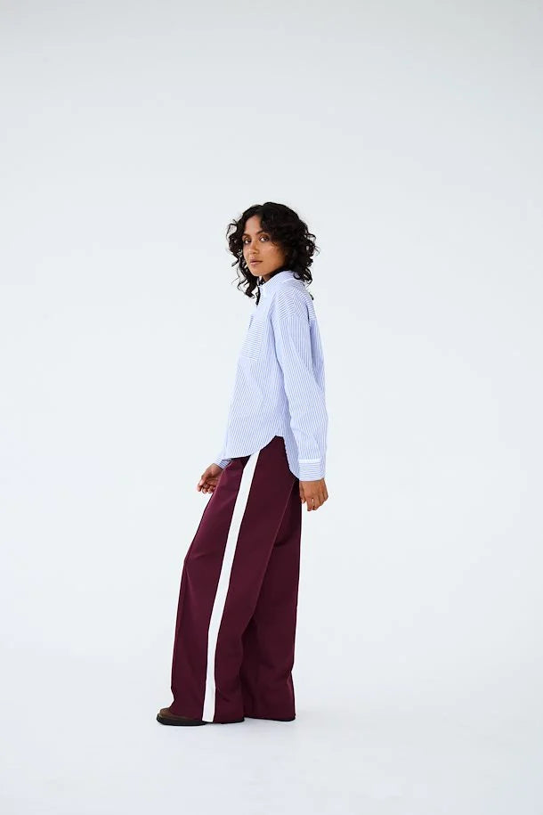 Kate Panel Wide Leg Pants (Port Royale)