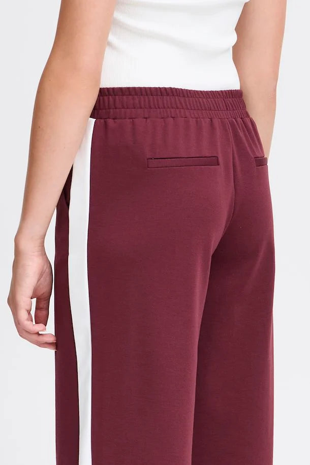 Kate Panel Wide Leg Pants (Port Royale)