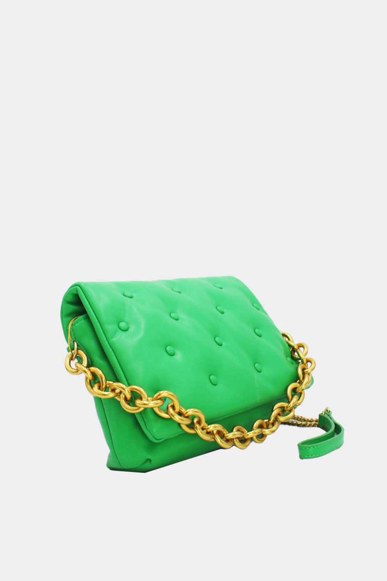 Gloria Quilted Handbag (Green)