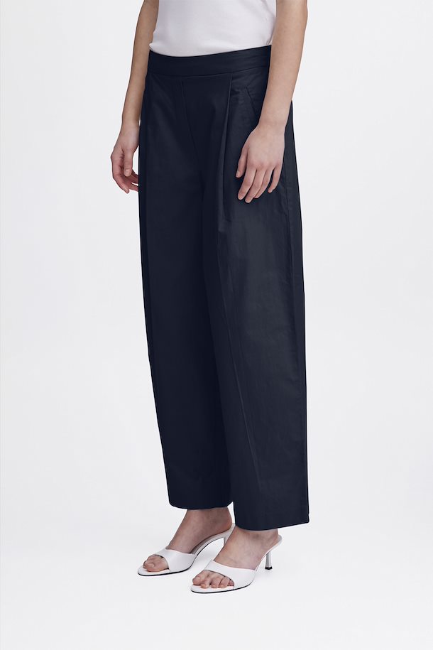 NICA WIDE LEG TROUSERS (TOTAL ECLIPSE/NAVY)