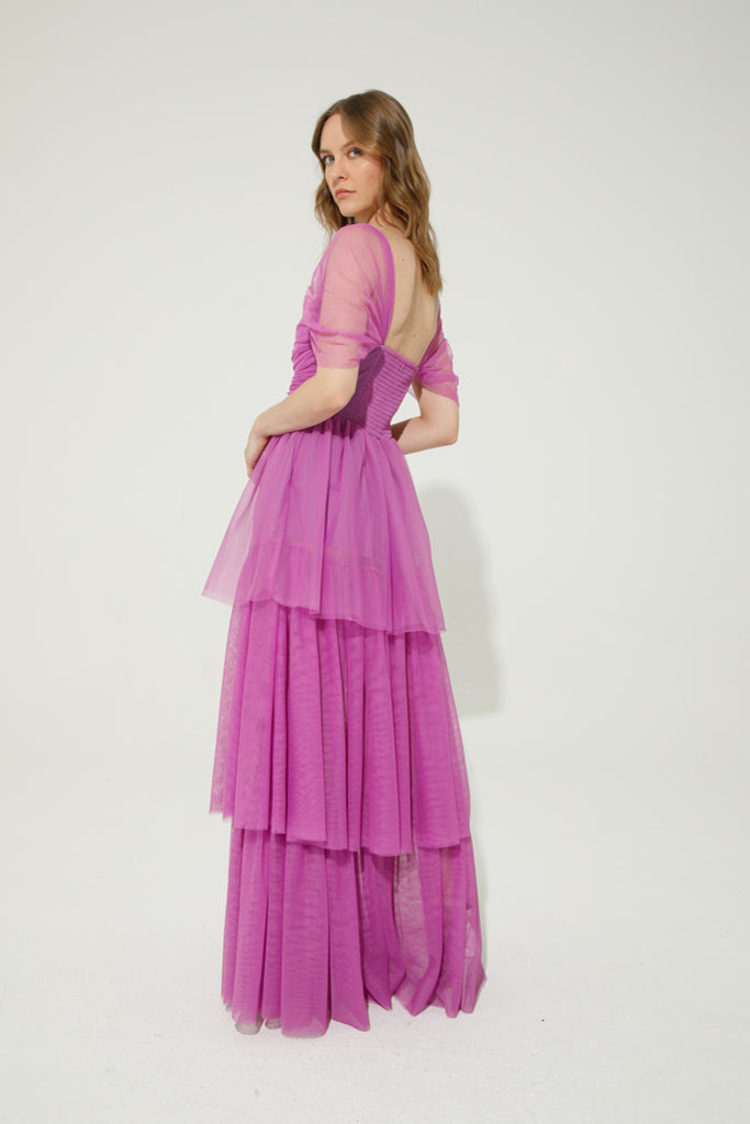 Hyacinth Long Dress (Orchid)