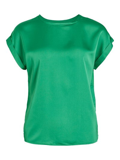 ELLE SATIN TOP (GREEN)