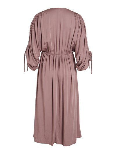 MATEA MIDI DRESS (MAUVE)