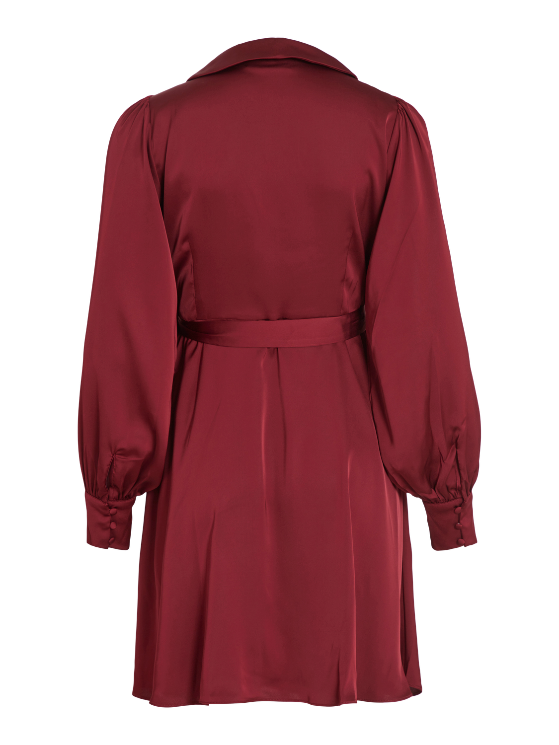 Vienna Wrap Dress (Cabernet)