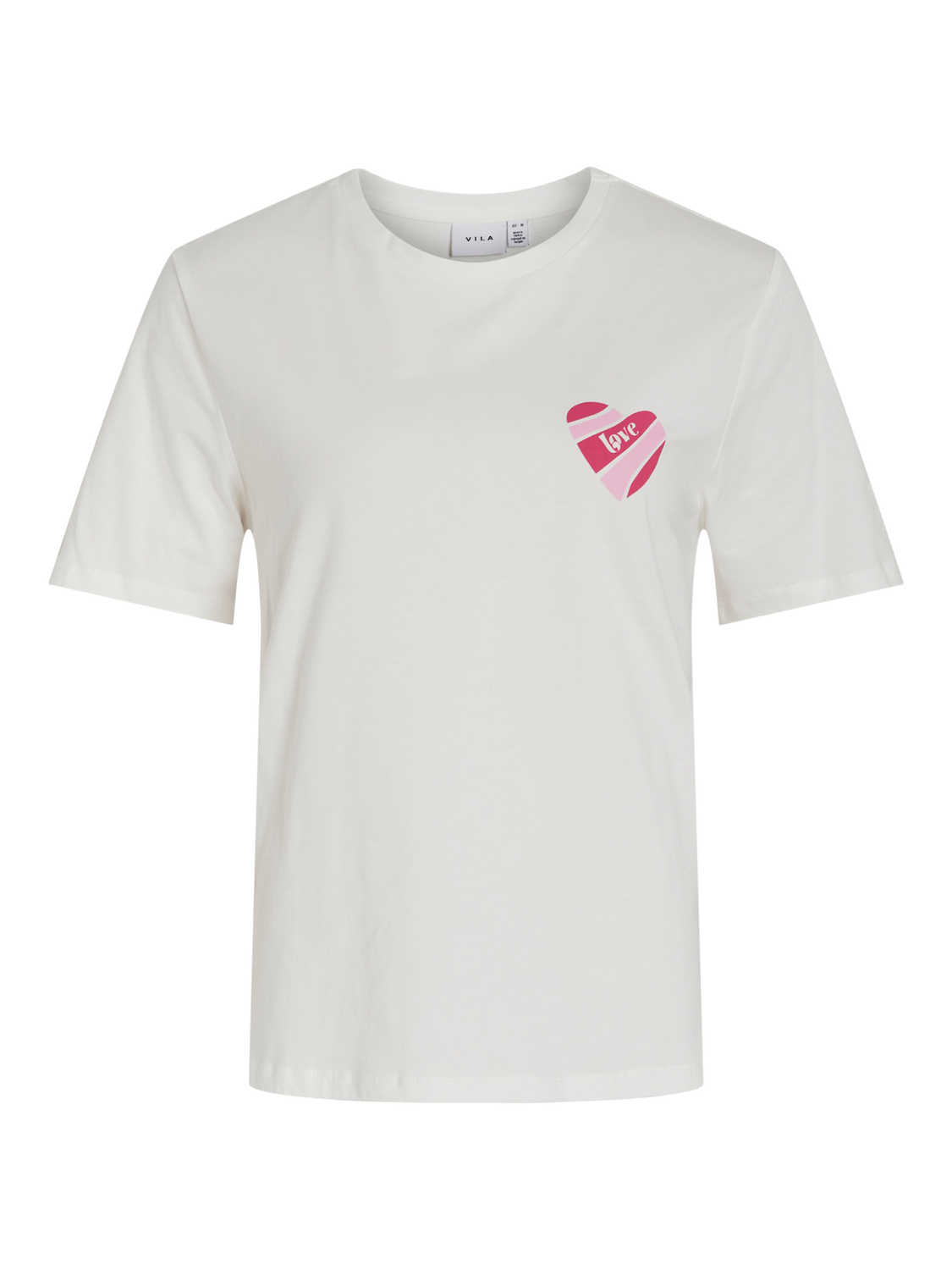 Hiva T-Shirt (White/Pink Sunshine)