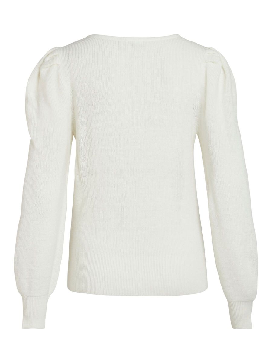 Visee Square Neck Top (White Alyssum)