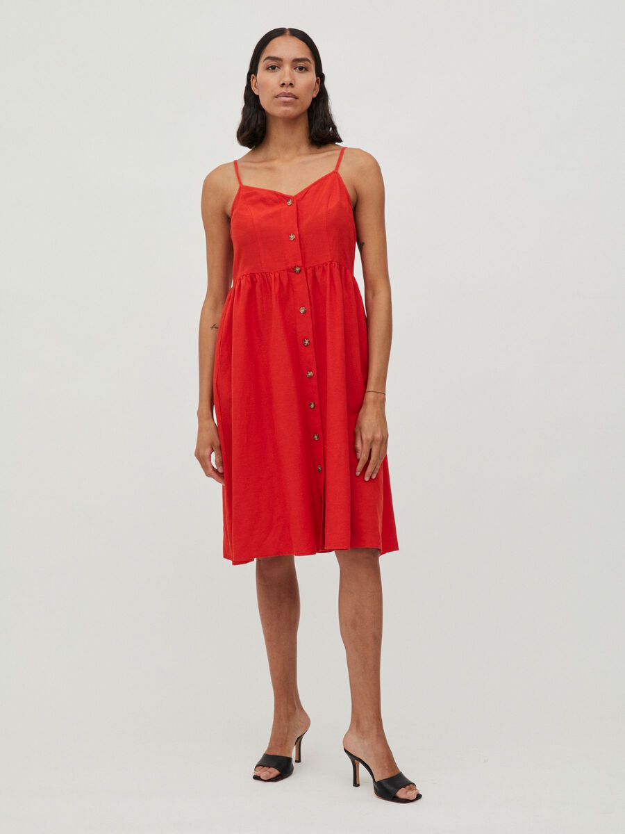 Brooklyn Strap Dress ( Valiant Poppy)