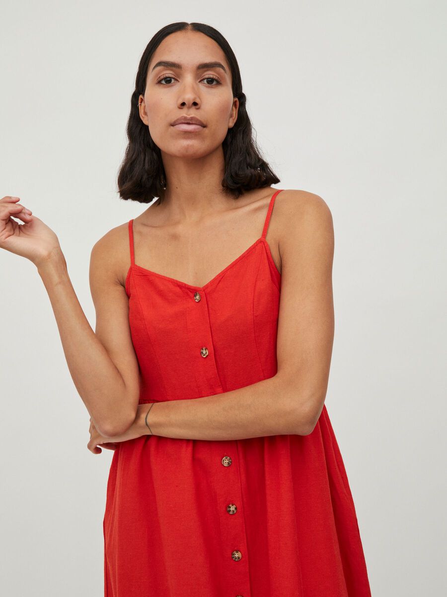 Brooklyn Strap Dress ( Valiant Poppy)