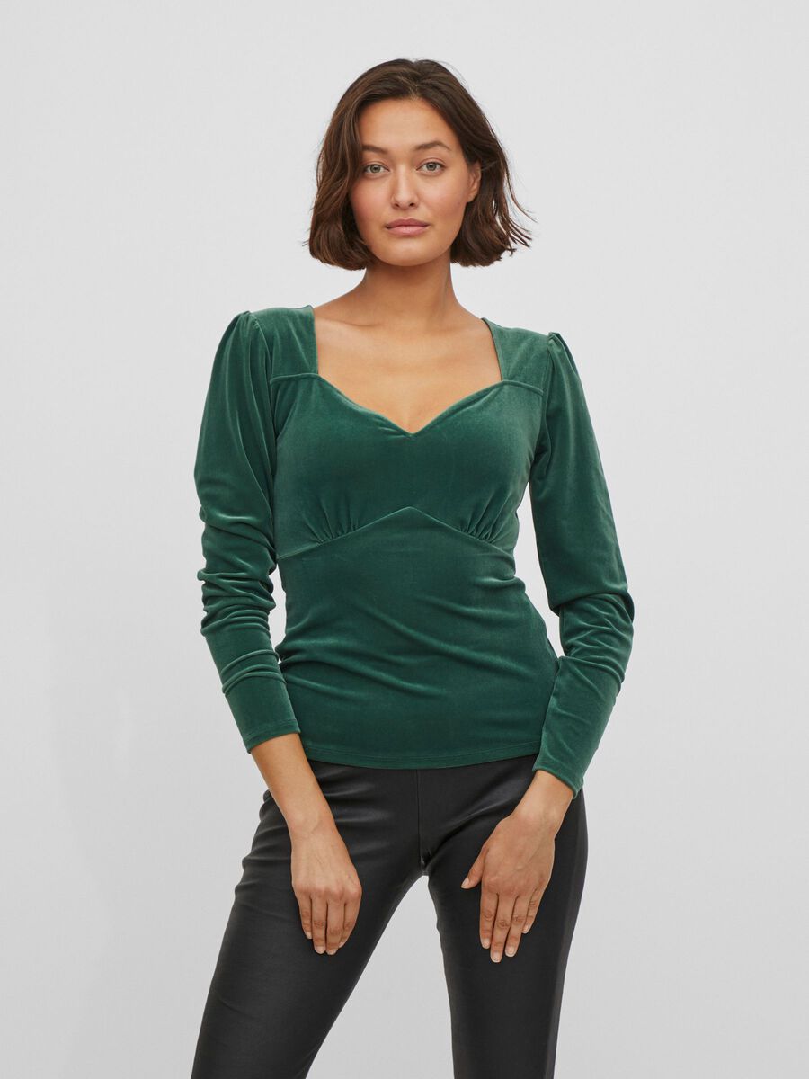 Elvo Sweetheart Top (Pine needle)