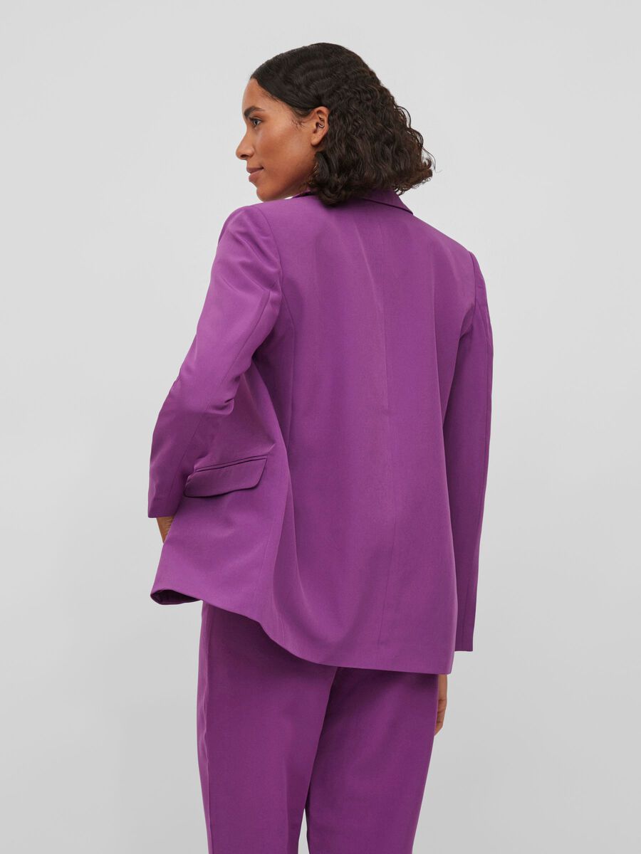 Kamma Loose Blazer (Sparking Grape)