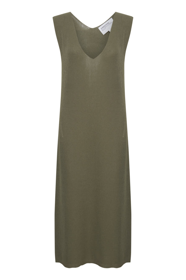 Cunari Midi Dress (Khaki)