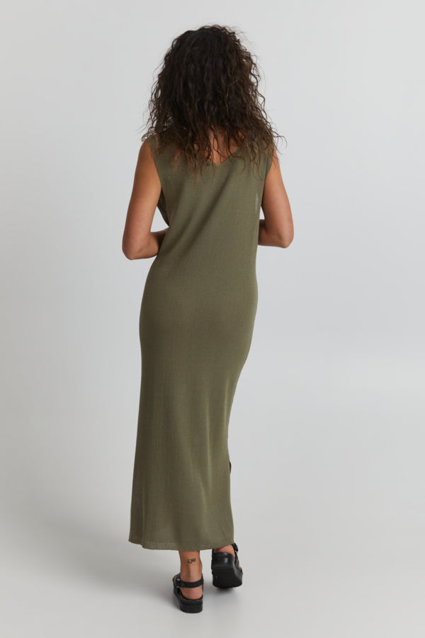 Cunari Midi Dress (Khaki)