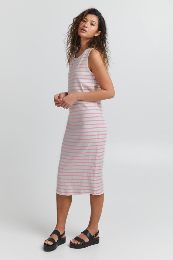 Louisany Midi Dress (Shocking Pink)